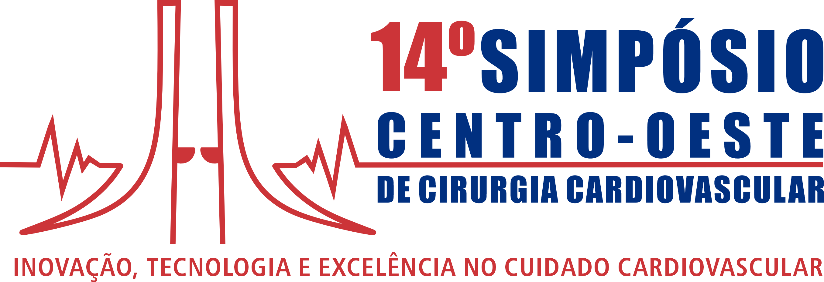 Logo do 14º Simpósio da Associação Centro-Oeste de Cirurgia Cardiovascular